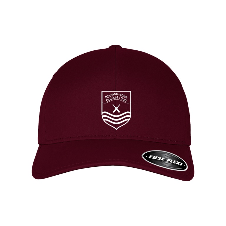 KINROSS-SHIRE CC Fuse Flexi Cap - Maroon