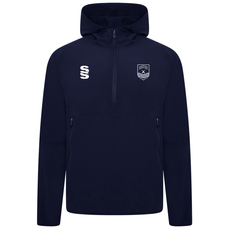 KINROSS-SHIRE CC Dual Elite 1/4 Zip Hoody / Rain Jacket : Navy