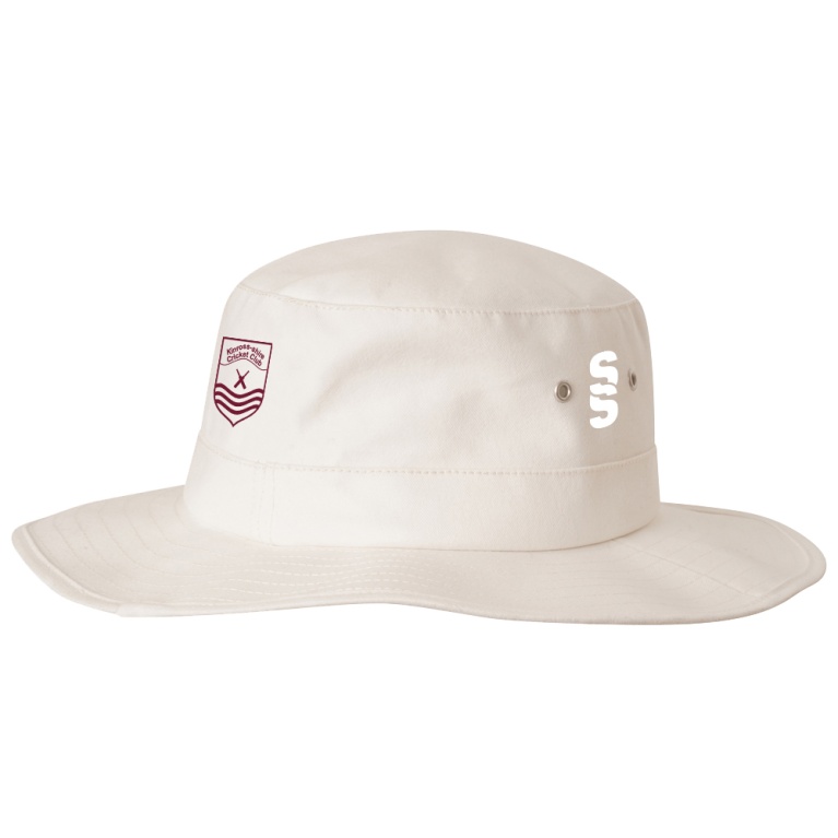 KINROSS-SHIRE CC Floppy Hat - Ivory