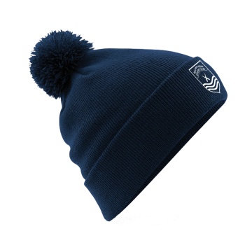 KINROSS-SHIRE CC Original Pom Pom Beanie : Navy